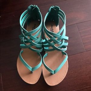 Green Sandals f/ Charlotte Russe